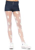 Оригинальные колготки в ромашку Leg Avenue