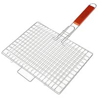 Универсальная хромированная решётка-гриль Maclay Premium (50х30 см)