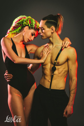 Черный кляп-шарик  Love Spell фото 6