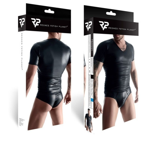 Мужская футболка с эффектом wetlook фото 3