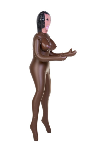 Чернокожая секс-кукла MICHELLE с 3 отверстиями фото 2