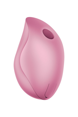 Розовый стимулятор с воздушным импульсом Delicia фото 3