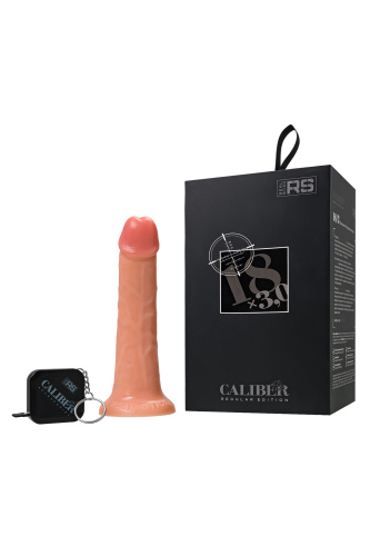 Телесный фаллоимитатор RealStick CALIBER - 18 см. фото 2
