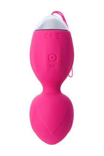 Розовые виброшарики TELLA с пультом-стимулятором фото 6