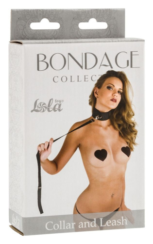 Ошейник Bondage Collection Collar and Leash Plus Size фото 3