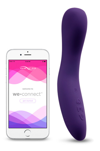 Фиолетовый вибромассажёр We Vibe Rave Purple - 19,3 см. фото 4