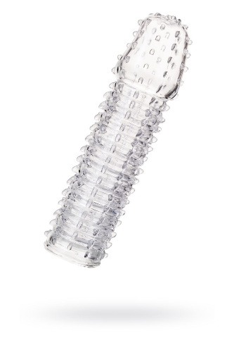Прозрачная закрытая насадка на пенис TOYFA A-Toys - 15,2 см. фото 2