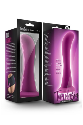 Лиловый изогнутый стимулятор Bellatrix - 15,8 см. фото 3