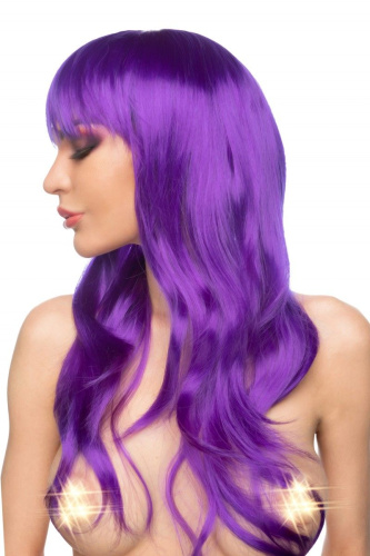 Фиолетовый парик  Азэми фото 2