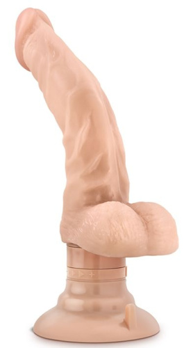 Телесный мультискоростной реалистичный вибратор The Boss Man - 26,7 см. Телесный мультискоростной реалистичный вибратор The Boss Man - 26,7 см.