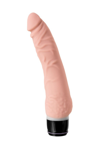 Телесный реалистичный мультискоростной вибратор A-Toys - 20,2 см. фото 4
