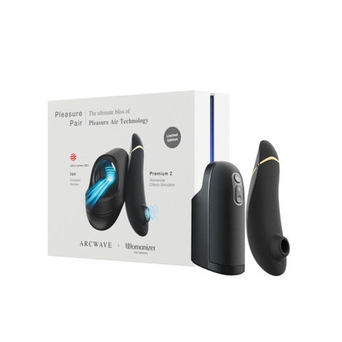 Набор для пар Pleasure Pair: мастурбатор ARCwave Ion и стимулятор Womanizer Premium 2 фото 2