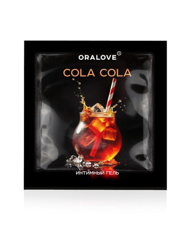 Саше съедобной оральной смазки OraLove с ароматом колы - 3 гр. фото 2
