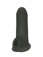 Черный фаллоудлинитель Striker - 13,5 см.