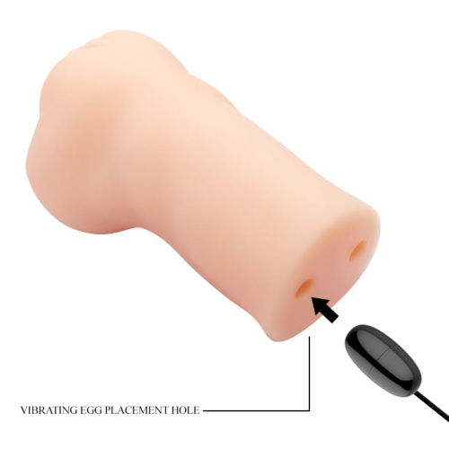 Телесный мастурбатор-вагина Rocket Pussy Nadya с вибрацией фото 5