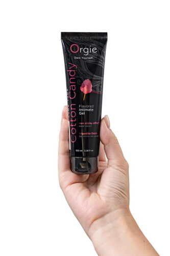 Интимный гель на водной осное Lube Tube Cotton Candy со вкусом сахарной ваты - 100 мл. фото 3