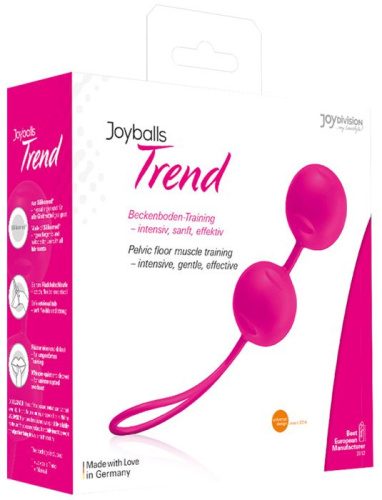 Розовые вагинальные шарики Joyballs Pink фото 2