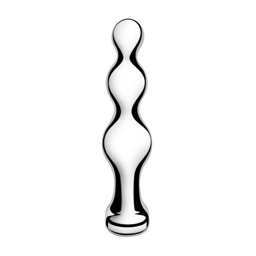 Стальной анальный фаллоимитатор для простаты Stainless Steel Anal Beads - 13 см. фото 6