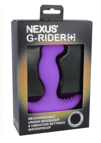 Фиолетовый вибромассажер простаты Nexus G-Rider+ - 12,6 см. фото 2