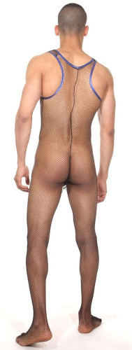 Мужское боди в мелкую сетку фото 2 Мужское боди в мелкую сетку фото 2