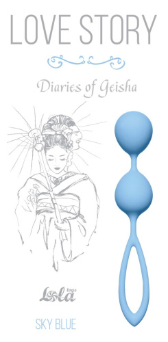 Голубые вагинальные шарики Diaries of a Geisha фото 2