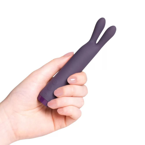Фиолетовый вибратор с ушками Rabbit Bullet Vibrator - 8,9 см. фото 4