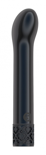Черный мини-вибратор G-точки Jewel - 12 см. фото 3