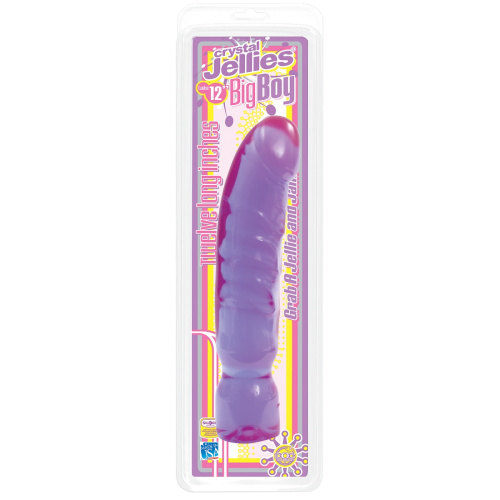 Фиолетовый фаллоимитатор Big Boy Dong Crystal Purple Jellie - 29,5 см. фото 2