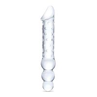 Прозрачный двухсторонний стимулятор 12  Double Ended Dildo - 28 см.