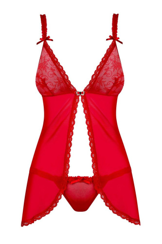 Укороченный беби-долл Romansia с брошью на лифе фото 3