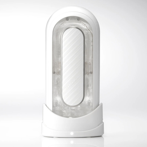 Белый мастурбатор Tenga Flip Zero Gravity с вибрацией фото 7