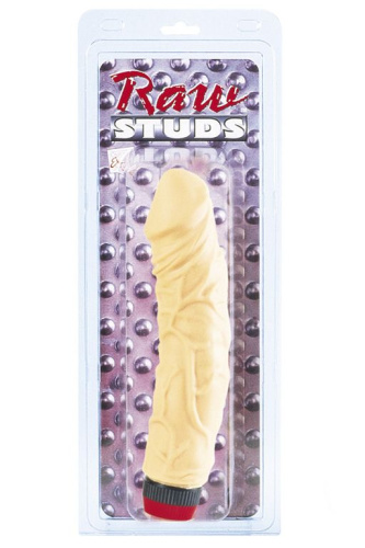 Фаллоимитатор с вибрацией Super Veined Vibrator - 20 см. фото 2