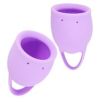 Набор из 2 сиреневых менструальных чаш Orchid