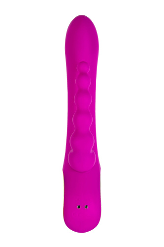 Лиловый тройной вибратор Trinny - 21,5 см. фото 3