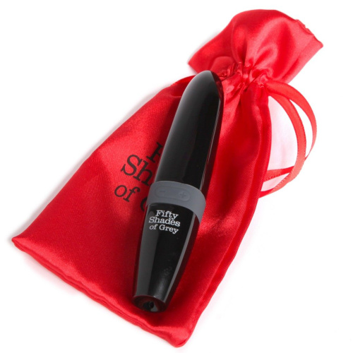 Перезаряжаемый черный вибромассажер Wickedly Tempting - 11,4 см. фото 3