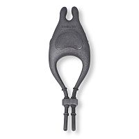 Черное эрекционное виброкольцо с управлением через приложение