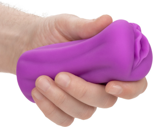 Фиолетовый мастурбатор-вагина Stroker Roxy фото 5