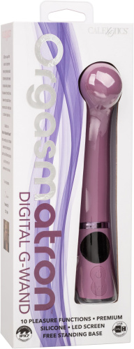 Сиреневый вибромассажер Orgasmatron Digital G-Wand - 19,7 см. фото 5