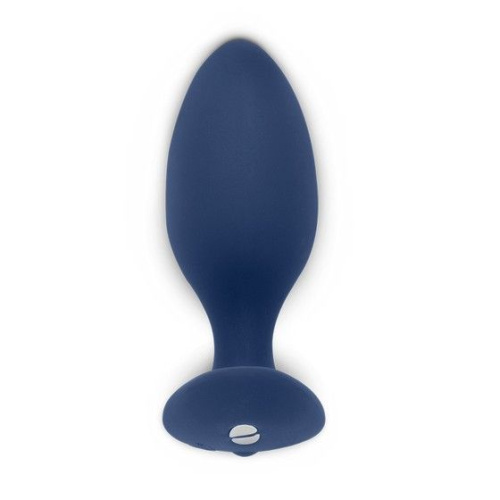 Синяя анальная пробка для ношения Ditto с вибрацией и пультом ДУ - 8,8 см. фото 5