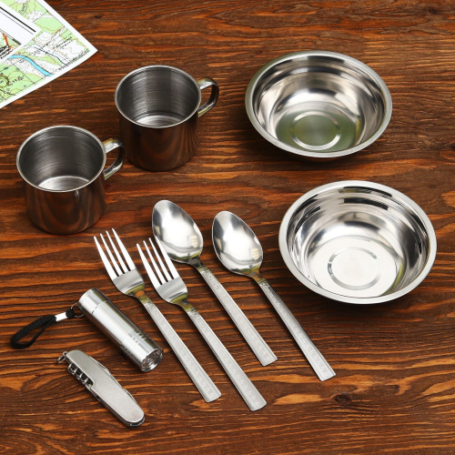 Набор для пикника «Полевая кухня» из 10 предметов фото 3