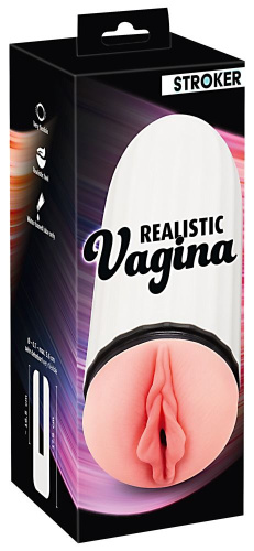 Мастурбатор-вагина Realistic Vagina в колбе фото 2