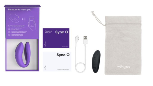 Фиолетовый вибратор для пар We-Vibe Sync O фото 4