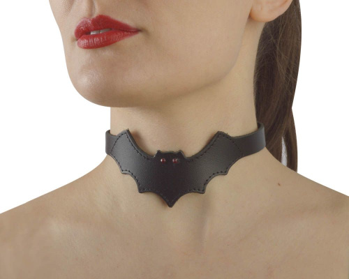 Черный чокер Летучая мышь Черный чокер Летучая мышь