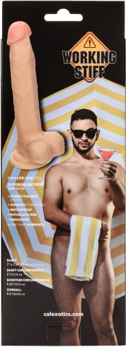 Телесный фалоимитатор The Cabana Boy - 24,2 см. фото 5