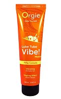 Гель с эффектом вибрации Lube Tube Vibe Medium Pina Colada - 100 мл.