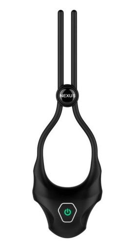 Черное эрекционное лассо с вибрацией Nexus Forge Черное эрекционное лассо с вибрацией Nexus Forge