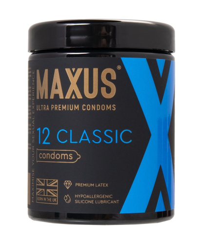 Классические презервативы MAXUS Classic - 12 шт. Классические презервативы MAXUS Classic - 12 шт.