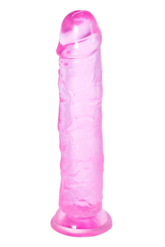 Розовый фаллоимитатор Distortion - 18 см. фото 3