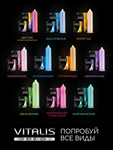 Презервативы Vitalis Premium Mix - 15 шт. фото 2