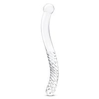 Стеклянный фаллоимитатор 11’’ Glass Pelvic Wand Double Ended - 28 см.